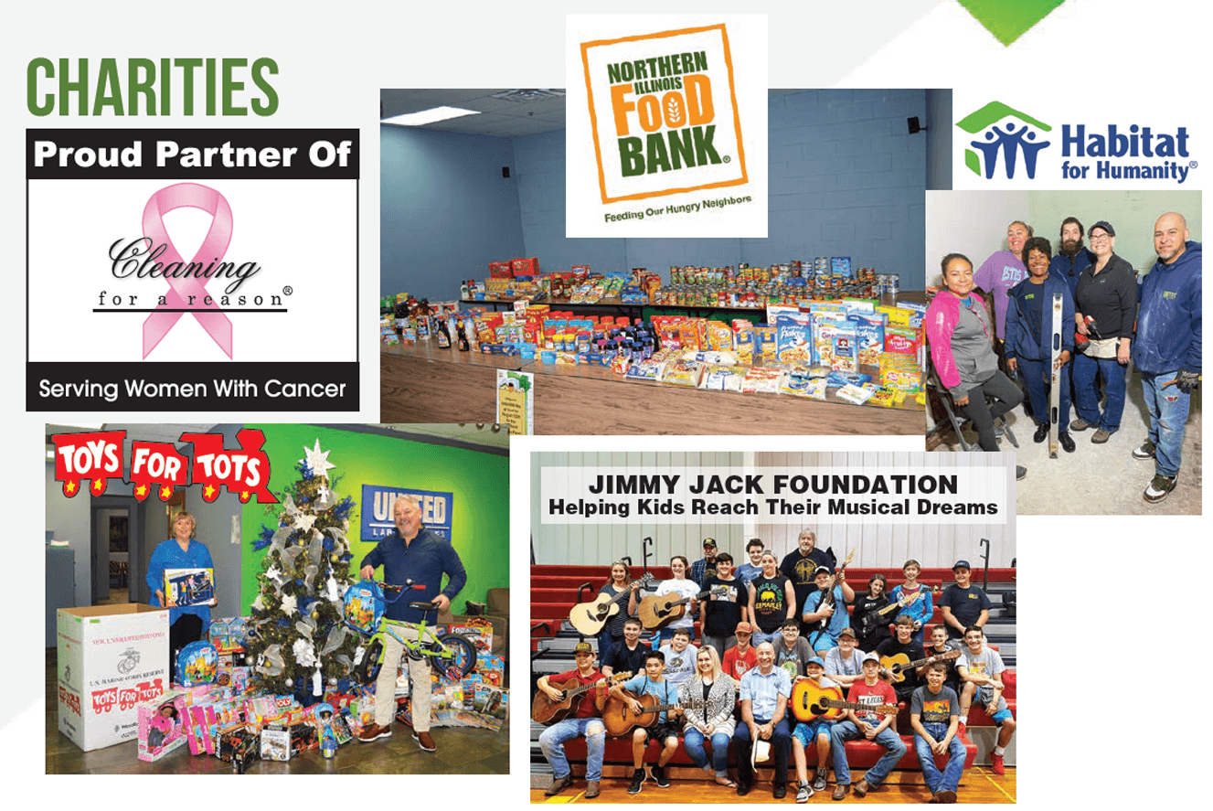 United Laboratories team participating in a community initiative